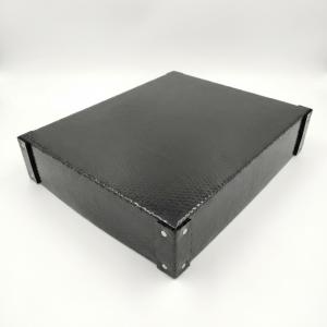 Zwart versterkte antistatische golfkartonnen dozen, trays en verdelers
    